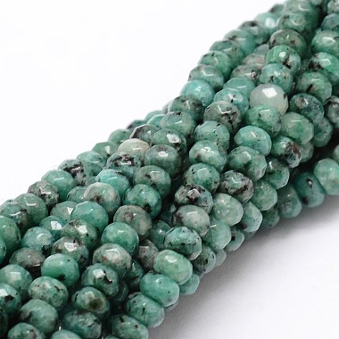 4mm CadetBlue Abacus Malaysia Jade Beads