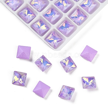 Purple Glass Cabochons