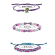 Waxed Polyester String Braided Cord Bracelets Set(BJEW-SW00032-03)-7