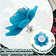 24 St&uuml;ck gewebte Blumenbrosche(JEWB-FH00008)-4