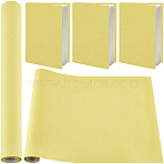 Faux Suede Book Covers, Notebook Wraps, Rectangle, Gold, 300x1300mm(DIY-WH20032-18A-74)