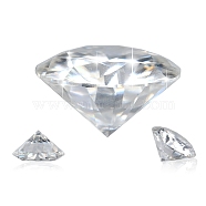 Brilliant Round Cut Moissanite Loose Stones Cabochons, Clear, 5.5mm, 0.6 Carats(RGLA-F081-01F)