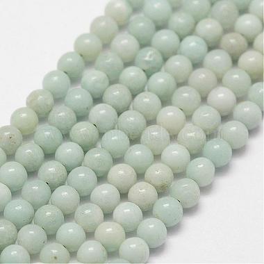 3mm Round Amazonite Beads