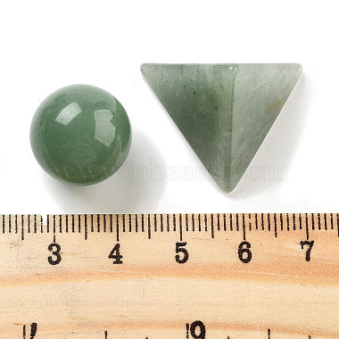 7pcs perles d'aventurine verte naturelle(G-H007-05E)-3