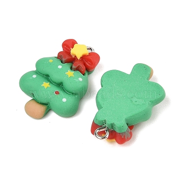 Christmas Theme Opaque Resin Pendants(RESI-S08-05I)-2