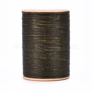 0.8mm Coffee Waxed Polyester Cord Thread & Cord