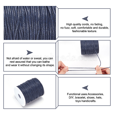 Elite 1 Roll Waxed Cotton Thread Cords(YC-PH0002-43A)-4