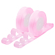 Ruban de conscience de cancer du sein rose matériaux de fabrication ruban satin pour ruban organza pur(RS20mmY043)-1