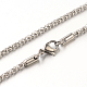 304 Stainless Steel Popcorn Chain Necklaces(NJEW-J032-22P)-1