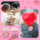 100Pcs Flower Print Foldable Paper Hanging Header(CDIS-TA0001-26)-8