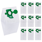 Non-woven Fabrics Vacuum Cleaner Bags Replacement with Plastic Findings, Rectangle, White, 33.7x17.5x0.15~1cm(AJEW-WH0077-244)