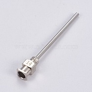 Stainless Steel Fluid Precision Blunt Needle Dispense Tips, Stainless Steel Color, 50x6.2x5.7mm, Hole: 4mm, Pin: 2mm(TOOL-WH0117-15F)