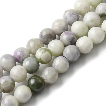 Natural Peace Jade Beads Strands, Round, 4~4.5mm, Hole: 1mm, about 90~91pcs/strand, 14.53~14.69''(36.9~37.3cm)