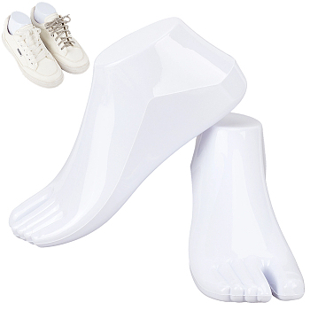 PVC Foot Support for Foot, Female Model Accessory, White, 223x61x105mm