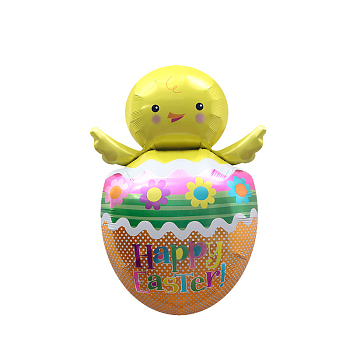 Animal Theme Aluminum Balloon, for Party Festival Home Decorations, Chick Pattern, 950x560mm