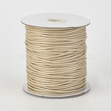 2mm BurlyWood Waxed Polyester Cord Thread & Cord