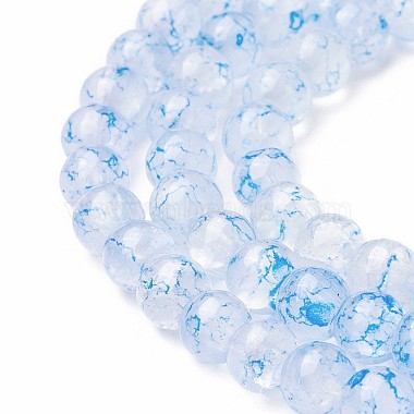 Spray Painted Glass Beads Strands(GLAA-A038-B-71)-3