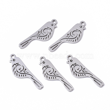 Stainless Steel Color Bird 201 Stainless Steel Pendants