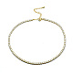 Brass Tennis Necklaces(NJEW-I104-13A)-1
