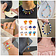 10Pcs Handmade Evil Eye Lampwork Beads(LAMP-TA0001-95A)-6