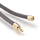 Nylon Twisted Cord Bracelet Making(MAK-M025-116)-2