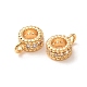 Brass Micro Pave Cubic Zirconia Tube Bails(KK-F942-12G)-2