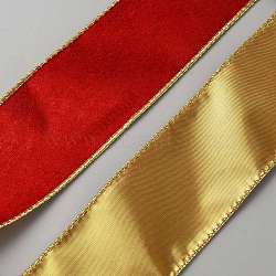 10 Yards Single Face Velvet Wired Ribbon, Polycotton Ribbon, for Christmas Gift Wrapping Silk Bowknot Making, Red, 2-1/2 inch(62mm), about 10.00 Yards(9.14m)/Roll(SRIB-WH0011-133A)