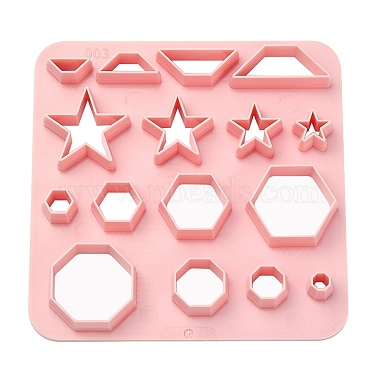 Pink Plastic Cookie Cutters