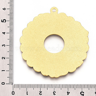 Rack Plating Alloy Enamel Big Pendants(ENAM-N056-394D-G)-3