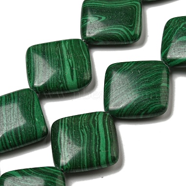 Rhombus Malachite Beads