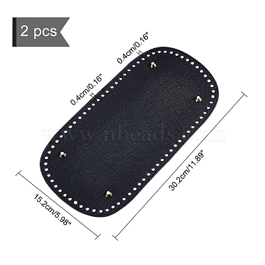Elite 2Pcs PU Leather with Iron Oval Bottom(FIND-PH0001-99A)-4