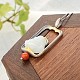 Natural Hetian White Jade with 925 Sterling Silve Pendant(MAK-BB50758-A)-1