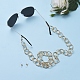 Cadenas portacables de aluminio gafas cordón para el cuello(AJEW-EH00027-02)-4