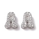 925 Sterling Silver Micro Pave Cubic Zirconia Beads(STER-Z005-15P-A)-1