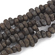 Electroplate Non-magnetic Synthetic Hematite Beads Strands(G-T061-103A)-1