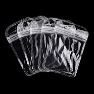 Transparent Plastic Zip Lock Bags, Resealable Packaging Bags, Rectangle, Clear, 11x7x0.02cm, Unilateral Thickness: 2.3 Mil(0.06mm)(OPP-T002-01B)