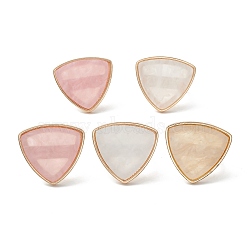 Adjustable Resin Platette Rings, with Alloy Finger Ring, Nail Art Tool, for Acrylic UV Gel Polish Foundation Mixing, Triangle, Mixed Color, US Size 7 3/4(17.9mm), Platette: 30.5x33mm(RJEW-P028-03)