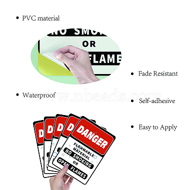 Waterproof PVC Warning Sign Stickers(DIY-WH0237-010)-3
