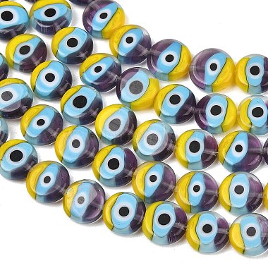 Handgemachte evil eye Glasperlen(LAMP-C028-01A-03)-2
