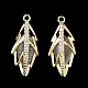 Brass with Glass Pendants(KK-Q811-06KCG)-2