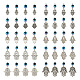 100Pcs 10 Styles Tibetan Style Alloy Pendants(FIND-TA0002-25)-2