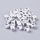 Pandahall 50g Opaque Acrylic Horizontal Hole Letter Beads(SACR-TA0001-19B)-1