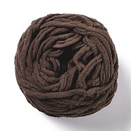Soft Crocheting Yarn, Thick Knitting Yarn for Scarf, Bag, Cushion Making, Saddle Brown, 7~8mm, 65.62 yard(60m)/roll(OCOR-G009-03F)