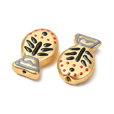 Baking Paint Glass Enamel Beads(GLAA-B035-01F)-2