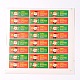 Rectangle with Santa Claus Pattern DIY Label Paster Picture Stickers for Christmas(AJEW-L053-08)-1