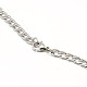 304 Stainless Steel Curb Chain/Twisted Chain Necklace Making(X-STAS-A028-N122P)-3