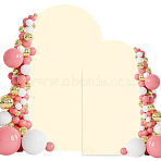 2Pcs 2 Styles Polyester Wedding Arch Cover Cloth, for Wedding Background Cover Cloth, PapayaWhip, 1800~2200x800~1200mm, 1pc/style(FEPA-CN0001-02B)