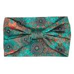 Cloth HairBands, Soft Thick Head Wrap, Sea Green, 240x150mm(PW-WGF90AD-01)