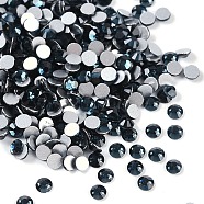 Glass Flat Back Rhinestone, Grade A, Back Plated, Faceted, Half Round, Montana, SS10, 2.7~2.8mm, 1440pcs/bag(RGLA-C002-SS10-207)