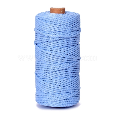 3mm Cornflower Blue Cotton Thread & Cord